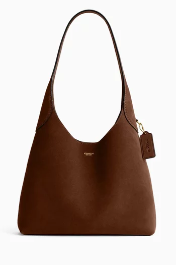 Brooklyn 28 Shoulder Bag in Suede