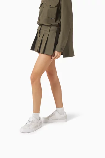 C201 Sneakers in Canvas & Leather