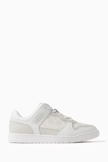 C201 Sneakers in Canvas & Leather