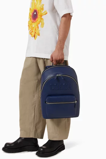 Charter Backpack in Polished Pebble Leather
