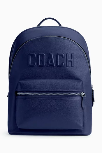 Charter Backpack in Polished Pebble Leather