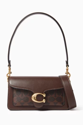 Tabby 20 Signature Shoulder Bag in Coated-canvas & Leather