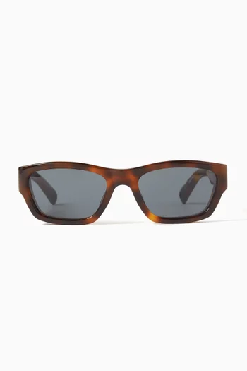 Les Lunettes Meridiano Sunglasses in Acetate