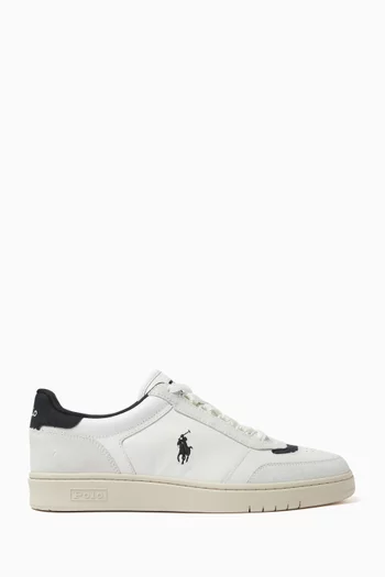 Polo Court Sport Sneakers in Leather