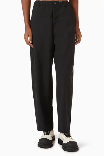 Tapered-leg Pants in Twill