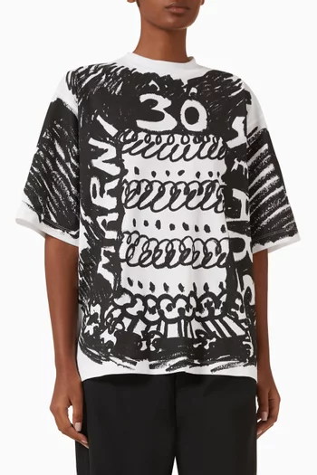 Logo-print T-shirt in Organic Cotton