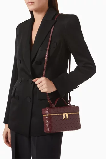 Bang Bang Vanity Case in Intrecciato Leather