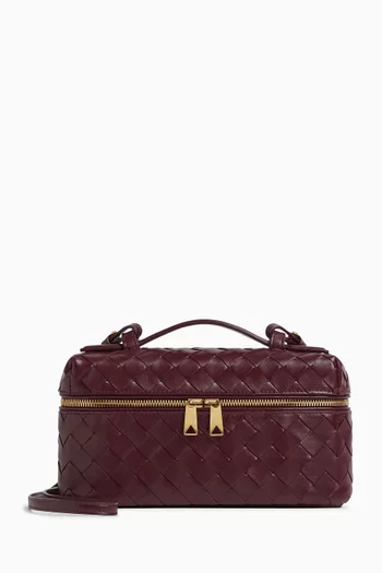 Bang Bang Vanity Case in Intrecciato Leather
