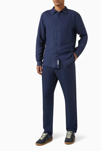 Air Pull-on Pants in Linen-blend