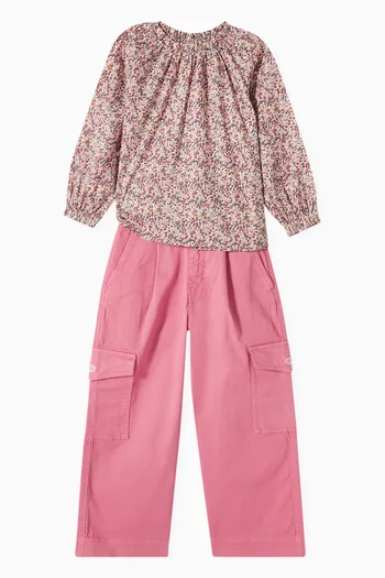 Floral Blouse in Cotton