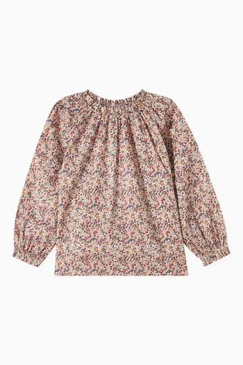 Floral Blouse in Cotton