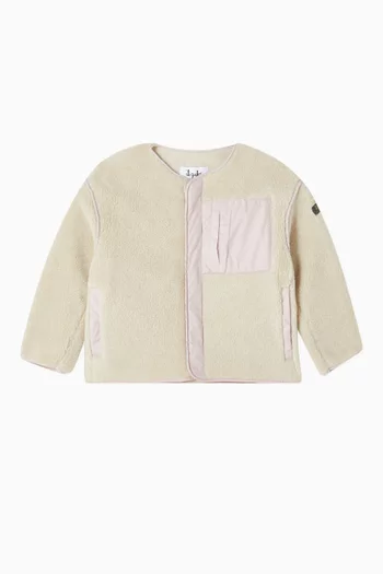 Colour-blocked Jacket in Fleece