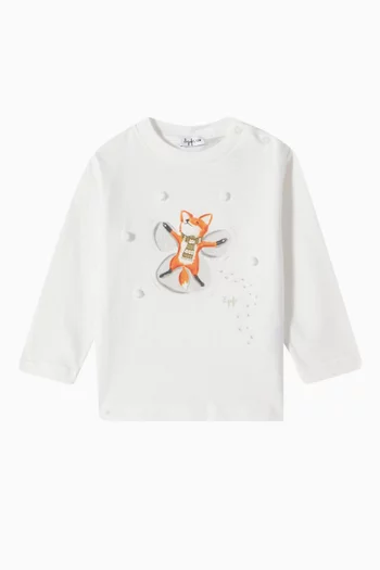 Graphic Appliqué: T-shirt in Cotton
