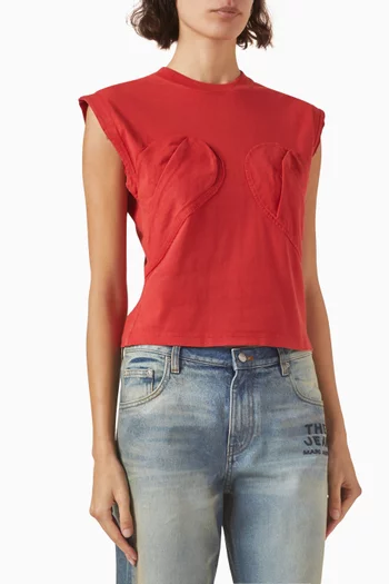 Short-sleeve T-shirt in Cotton