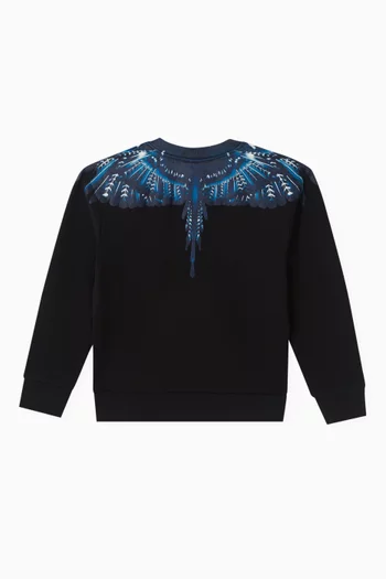 Grizzly Wings Sweatshirt in Cotton