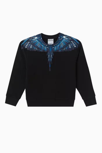 Grizzly Wings Sweatshirt in Cotton