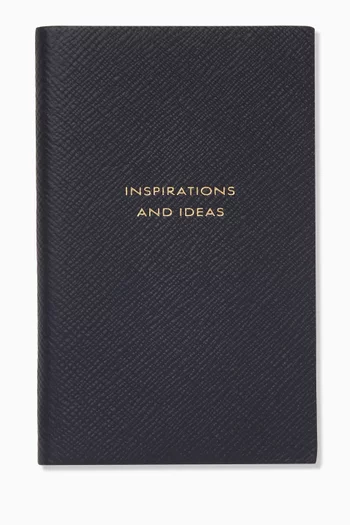 Inspirations And Ideas Panama Notebook in Crossgrain Lambskin