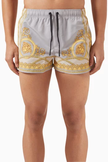 Greca border baroque swim trunks online