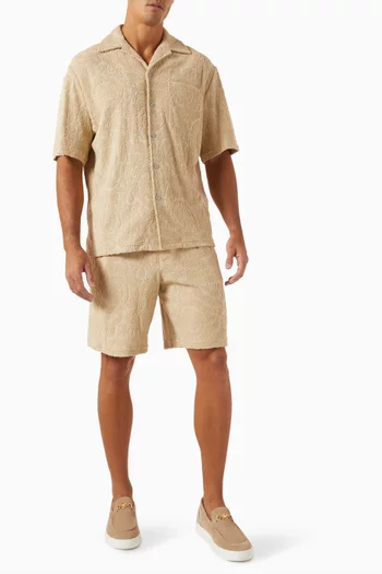 Baroque Shirt in Towel Terry
