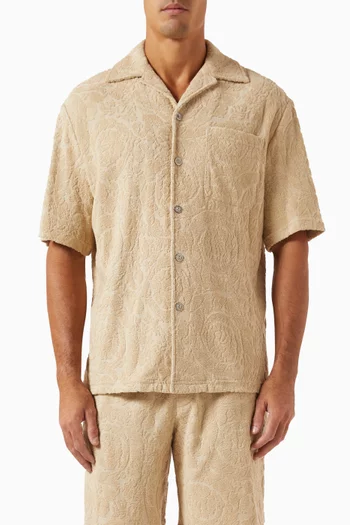 Baroque Shirt in Towel Terry