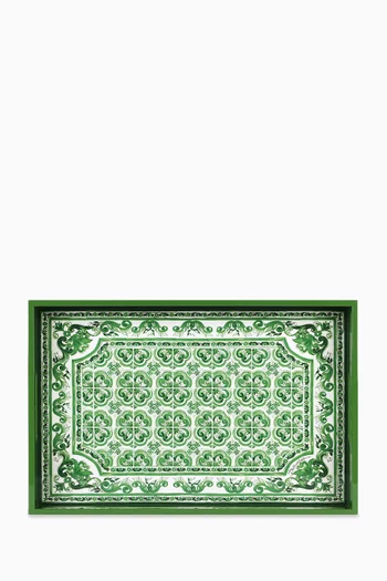 Maiolica Printed Tray in Plexi Glass