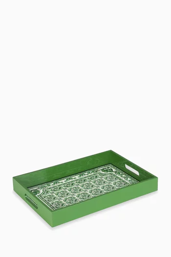Maiolica Printed Tray in Plexi Glass