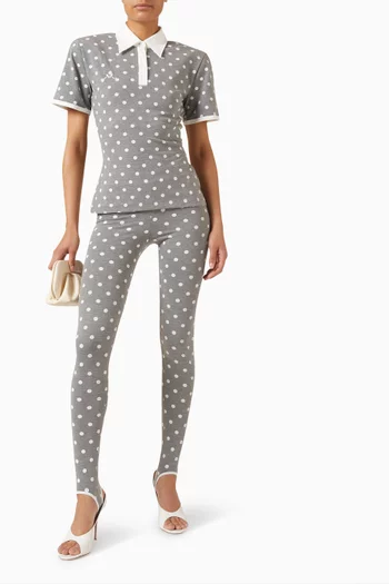 High-rise Leggings in Jersey