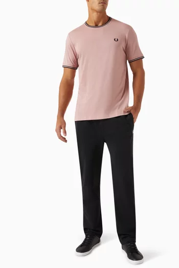 Straight-leg Track Pants in Twill Tricot