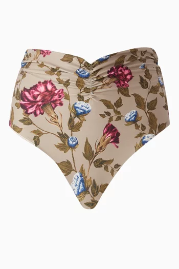 Vaiven High-waisted Bikini Briefs in Recycled Polyester Blend