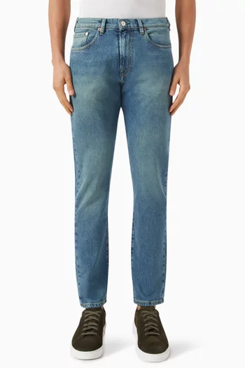 Tapered-leg Jeans in Denim