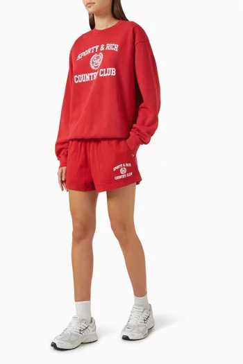 Varsity Crest Disco Shorts