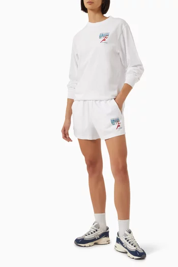 LA Marathon Disco Shorts in Cotton