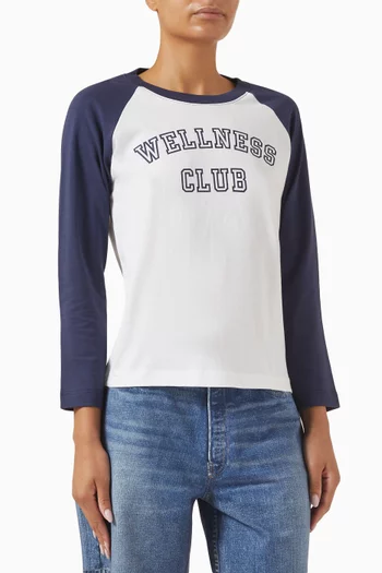 Wellness Club T-shirt in Cotton
