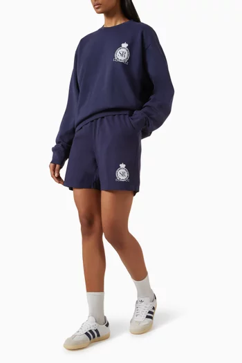 Royal Club Gym Shorts in Cotton