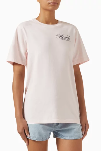 Health Script T-shirt in Cotton