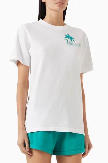 Palms T-shirt in Cotton