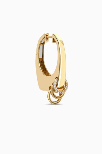 Grace Diamond Single Earring in 14kt Gold