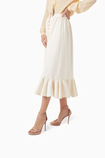 Eveningglam 120 Platform Sandals in Satin