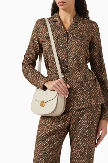 Small Ghiera Shoulder Bag in Leather