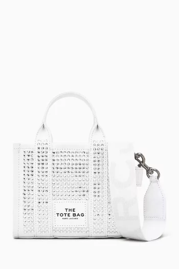 Buy Marc Jacobs White The Mini Crystal Tote Bag in Canvas For Women Online Ounass Bahrain