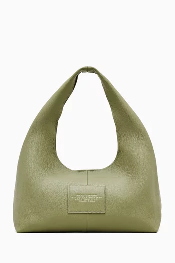 The Medium Sack Top-handle Bag in Leather