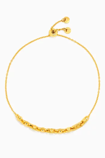 Astor Link Bracelet in 14kt Gold-plated Sterling Silver