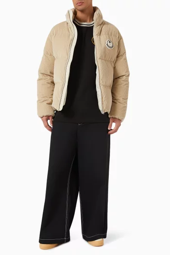x Palm Angels Abrolhos Puffer Jacket in Corduroy
