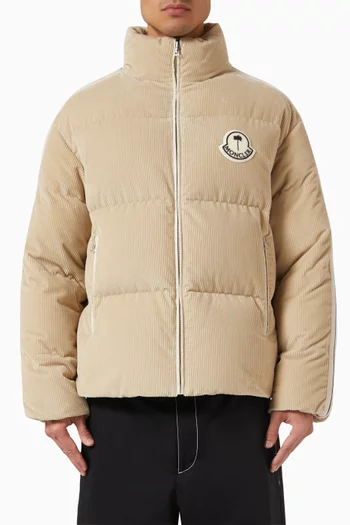 x Palm Angels Abrolhos Puffer Jacket in Corduroy
