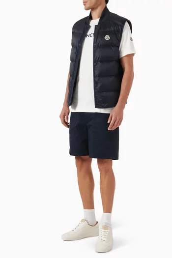 Serot Vest Jacket in Micro Ripstop Fabric