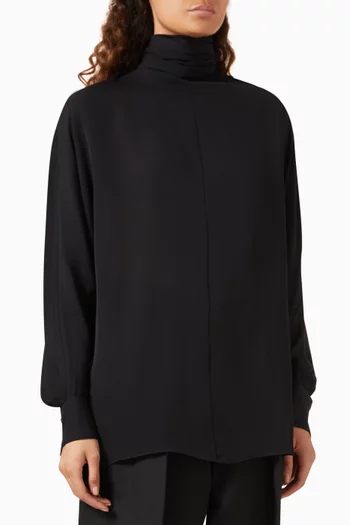 Bex Scarf Top in Silk Georgette