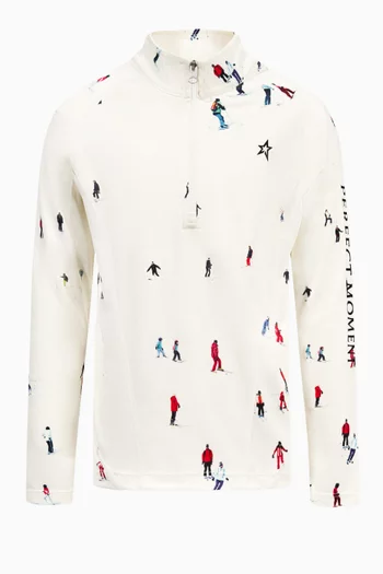 Thermal Half Zip Top