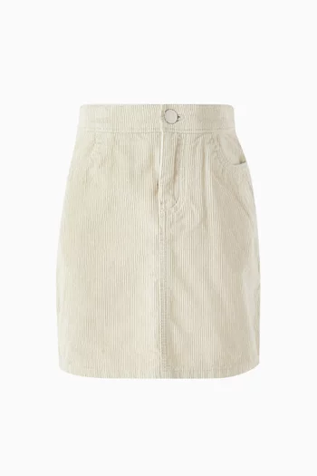 Mini Skirt in Corduroy