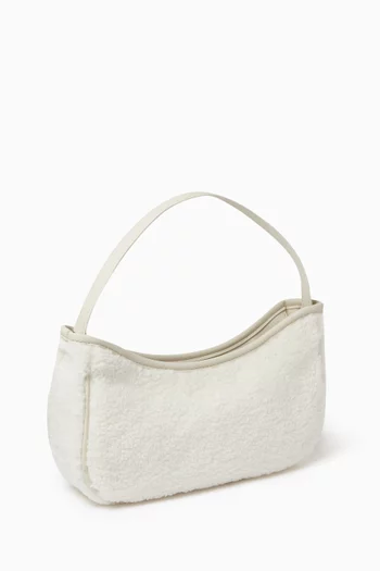 CK Embossed Teddy Shoulder Bag