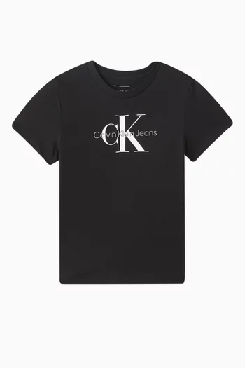 Ck Monogram T-shirt in Cotton-jersey